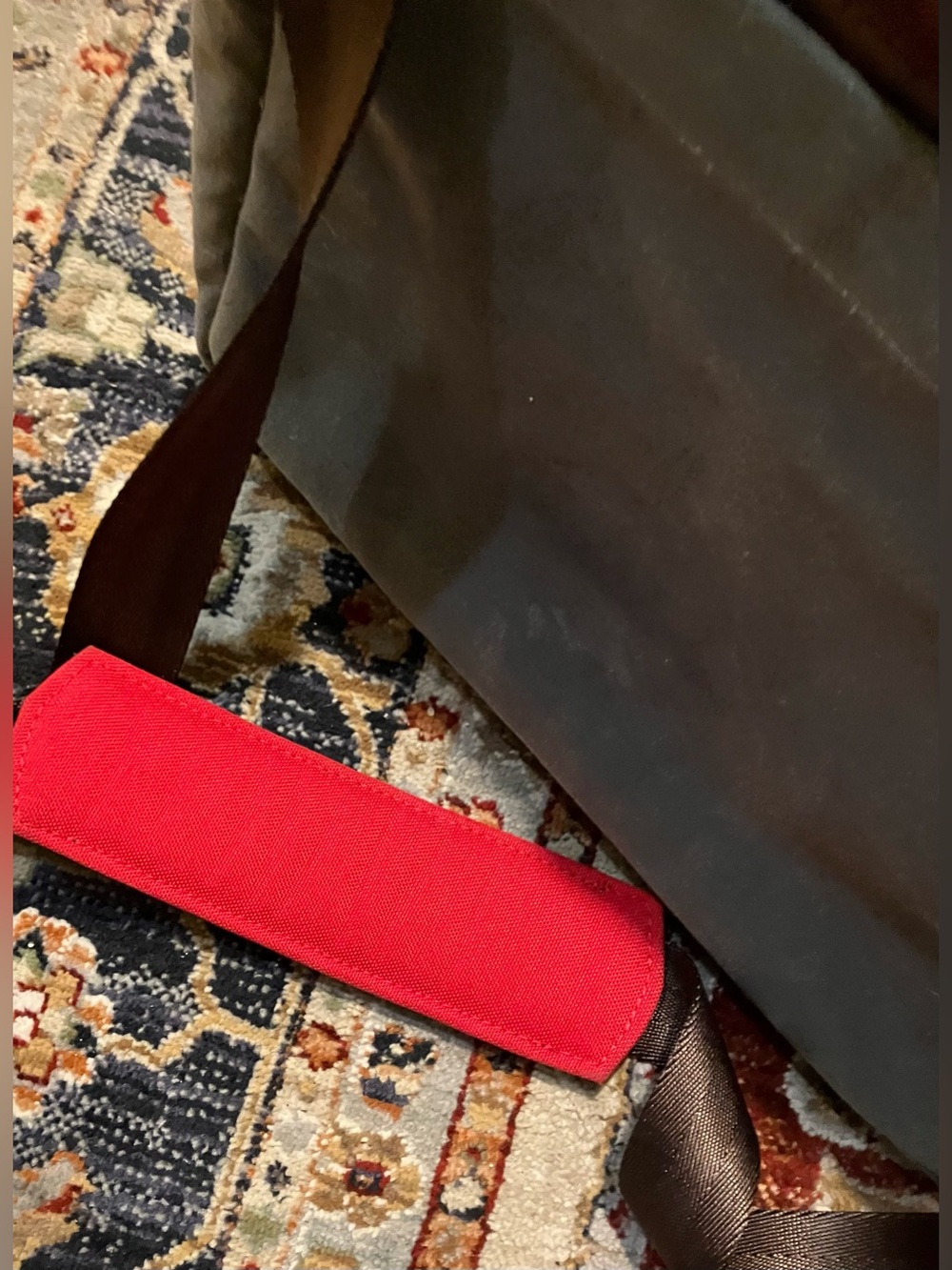 Ona Brixton Camera Bag Waxed Canvas Red Interior Rare - Picture 8 of 11